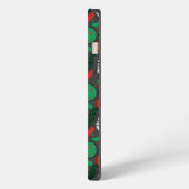 Dude Jolly Seamless Pattern Cell Hoesje iPhone Hoesje (Linkerkant)