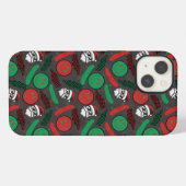 Dude Jolly Seamless Pattern Cell Hoesje iPhone Hoesje (Achterkant horizontaal)