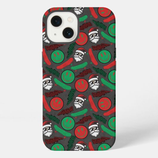 Dude Jolly Seamless Pattern Cell Hoesje iPhone Hoesje (Achterkant)