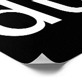 dude. wall art poster (Hoek)