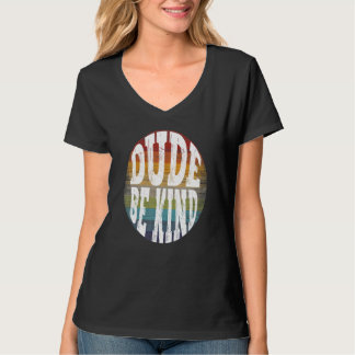 Dude Wees Aardig Unity Dag Oranje Anti Pesten Vint T-shirt