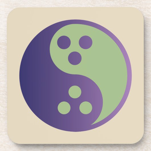 Dudeism Square Onderzetter Set van 6 (Voorkant)