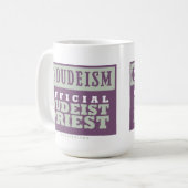 Dudeïsme Officiële Dudeist Priest Mok (Variatie 2) (Voorkant links)