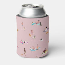 DUDES en HONDEN STRAND Mauve