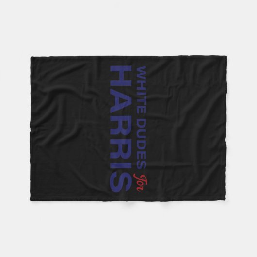 Dudes for Harris stemmen voor 2024 President Kamal Fleece Deken (Voorkant (Horizontaal))