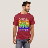 Dudes heeft het beste idee van de Gay Pride Gift I T-shirt (Voorkant volledig)