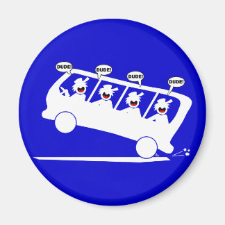 DUDES in transit-1 Magneet