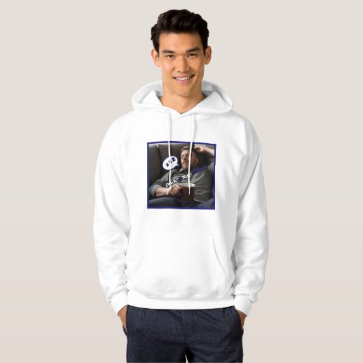 Dude's Nap Time Hoodie of Sweatshirt (Voorkant volledig)