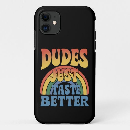 Dudes Proef gewoon Betere Rainbow Gay Pride  Case-Mate iPhone Case (Achterkant)
