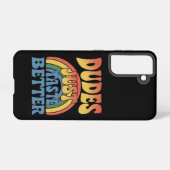 Dudes Proef gewoon Betere Rainbow Gay Pride  Samsung Galaxy Hoesje (Achterkant horizontaal)