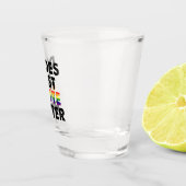 Dudes proeven gewoon beter gay pride cadeau idee shot glas (Rechts)