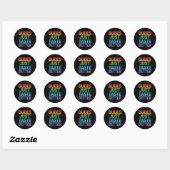Dudes proeven gewoon beter Grappige Gay Pride LGBT Ronde Sticker (Vel)