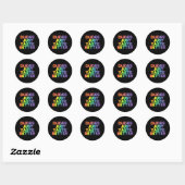 Dudes proeven gewoon betere regenboog Gay Pride LG Ronde Sticker (Vel)