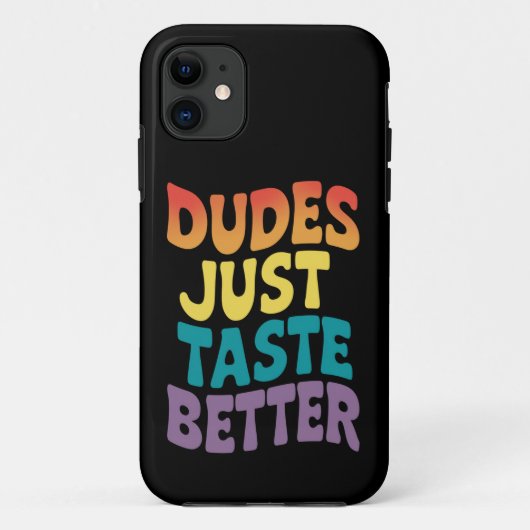 Dudes smaken gewoon beter Gay Pride  Case-Mate iPhone Case (Achterkant)