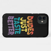 Dudes smaken gewoon beter Gay Pride  Case-Mate iPhone Case (Achterkant (horizontaal))