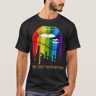 Dudes Smaken gewoon beter LGBT Pride T (1) T-shirt