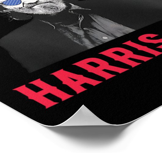 Dudes voor als Harris Kamala Harris voor President Poster (Hoek)