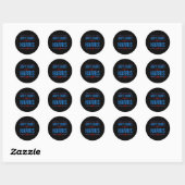 Dudes voor Harris 2 Ronde Sticker (Vel)