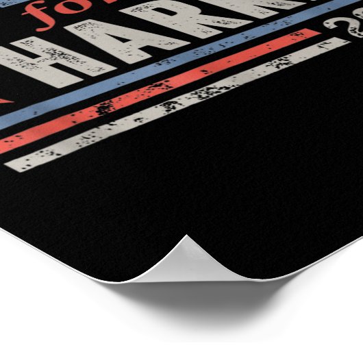 Dudes voor Harris Harris Waltz 2024 Verkiezing Kam Poster (Hoek)