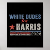 Dudes voor Harris Harris Waltz 2024 Verkiezing Kam Poster (Voorkant)