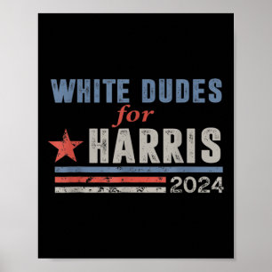 Dudes voor Harris Harris Waltz 2024 Verkiezing Kam Poster
