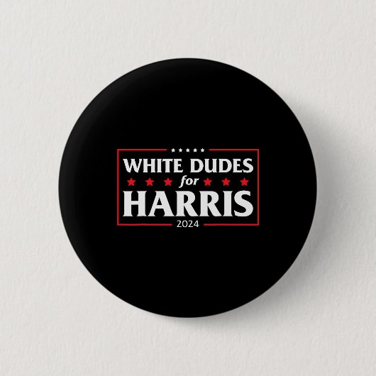 Dudes voor Harris-kamala 2024 Ronde Button 5,7 Cm (Voorkant)