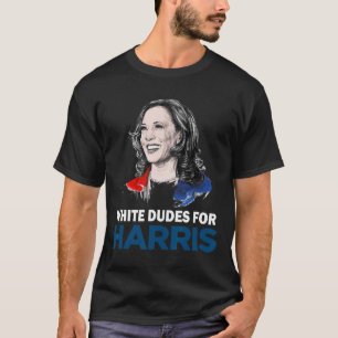 Dudes voor Harris vrouwen steun President Kamala H T-shirt