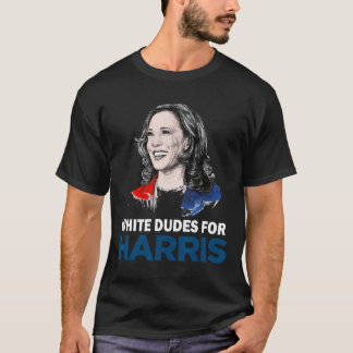 Dudes voor Harris vrouwen steun President Kamala H T-shirt