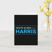 Dudes voor Kamala Harris 12 Kaart (Gele Bloem)