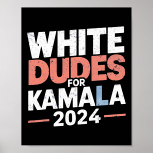 Dudes voor Kamala Harris 2024 - Mannen Gift Poster