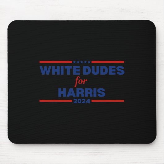 Dudes voor Kamala-Harris 2024 Muismat (Voorkant)