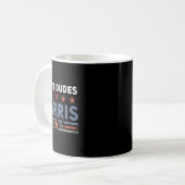 Dudes voor Kamala Harris 5 Koffiemok (Voorkant links)