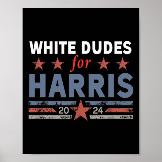 Dudes voor Kamala Harris 5 Poster (Voorkant)