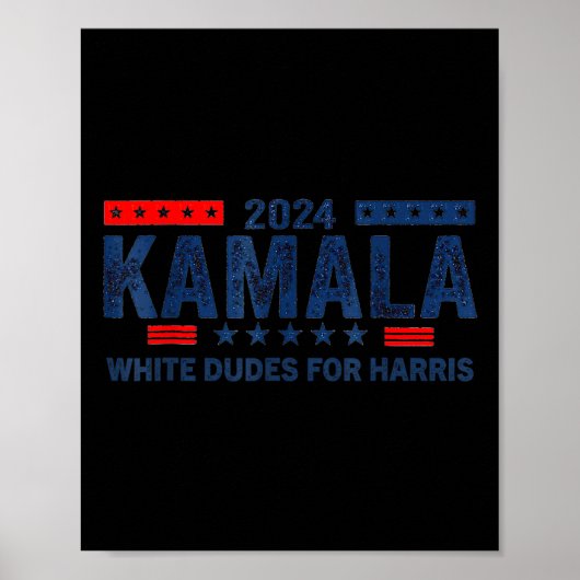 Dudes voor Kamala Harris 6 Poster (Voorkant)