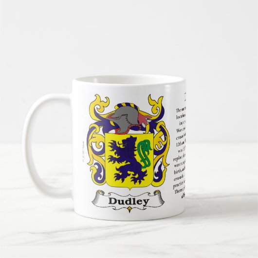 Dudley Family Coat of Arms Mok (Links)