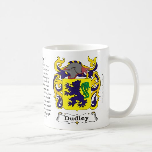 Dudley Family Coat of Arms Mok (Rechts)
