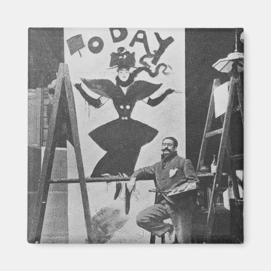 Dudley Hardy schilderde een poster Magneet (Voorkant)