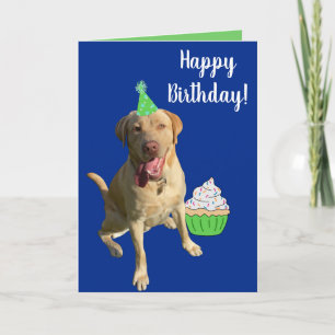 Dudley Labrador Birthday Kaart