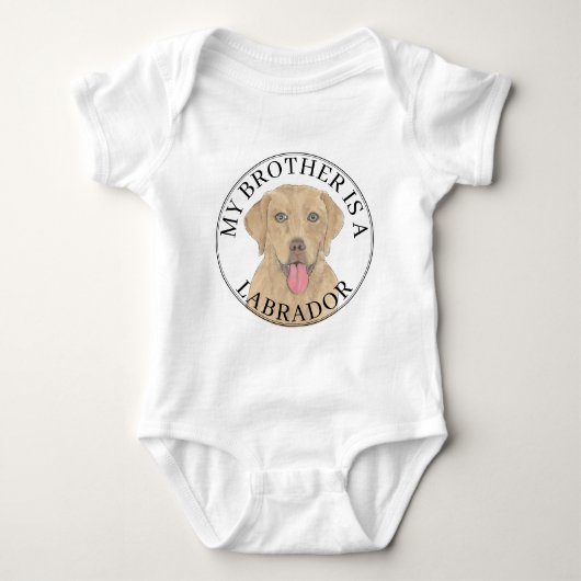 Dudley Labrador Dog Romper (Voorkant)