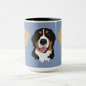 Dudley Labrador en Bernese Mountain Dog  Mok (Midden)