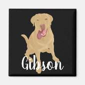 Dudley Labrador Magnet (Voorkant)