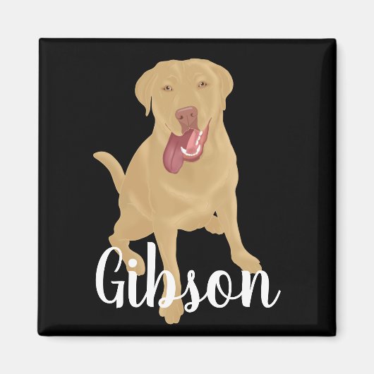 Dudley Labrador Magnet (Voorkant)
