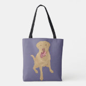 Dudley Labrador Retriever Tote Bag (Achterkant)