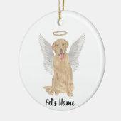 Dudley Labrador Sympathie Herdenking Keramisch Ornament (Links)