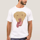Dudley Labrador T-shirt (Voorkant)