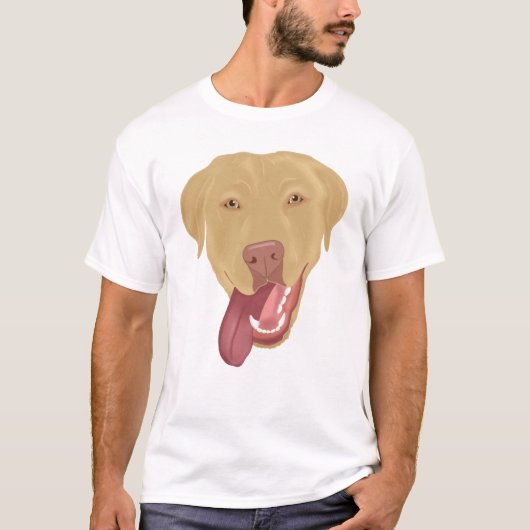 Dudley Labrador T-shirt (Voorkant)