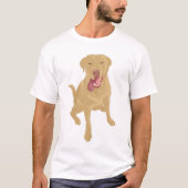 Dudley Labrador T-shirt (Voorkant)