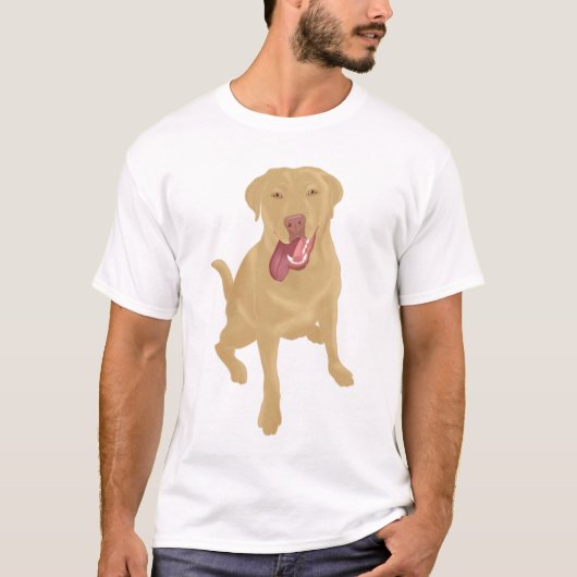 Dudley Labrador T-shirt (Voorkant)