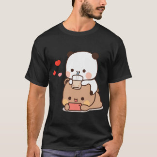 Dudu Beer en Bubu Panda genieten van tijd samen T-shirt