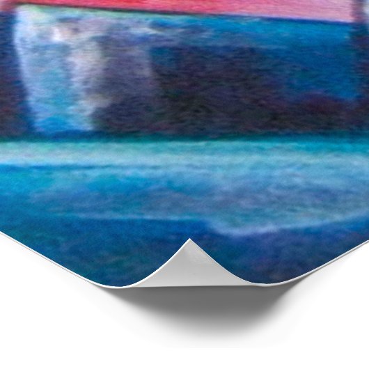 Due Cavalli (twee paarden) by Marc Franz - Poster (Hoek)